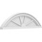 Ekena Millwork Segment Arch 4 Spoke Architectural Grade PVC Pediment, 30"W x 8-1/2"H x 2"P PEDPS030X085SEG04 - alternate 1